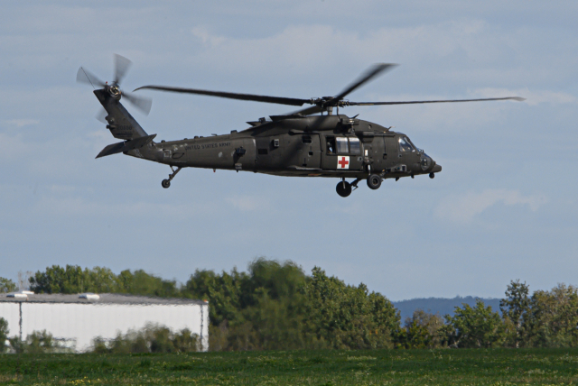 HH60 블랙호크 수송용 헬리콥터의 모습. DPA연합뉴스