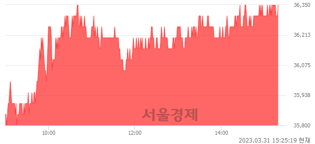 <유>휠라홀딩스, 매수잔량 1685% 급증