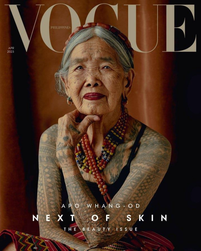 역대 최고령에 온몸 문신…'보그' 표지모델 된 106세 할머니