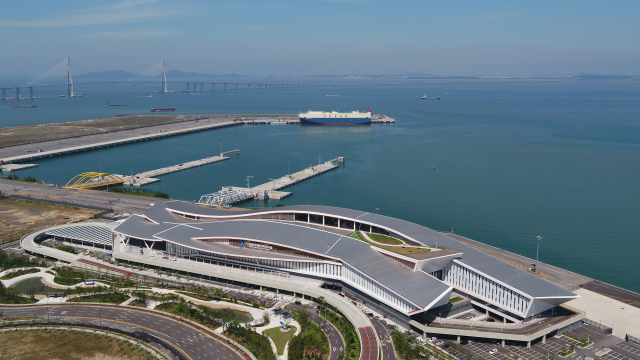 송도국제도시 내 9공구에 위치한 인천항 신국제여객터미널. 사진제공=인천항만공사