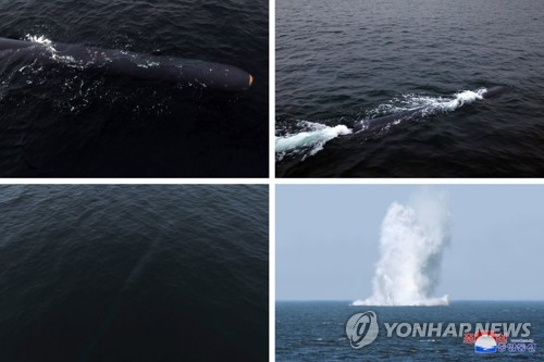 북한이 이른바 '수중핵어뢰'로 알려진 핵무인수중공격정 '해일'의 폭파시험을 또 다시 진행했다고 밝혔다. 조선중앙통신은 해당 국방과학연구기관에서 4∼7일 수중전략무기체계시험을 진행했다고 8일 보도했다. 연합뉴스