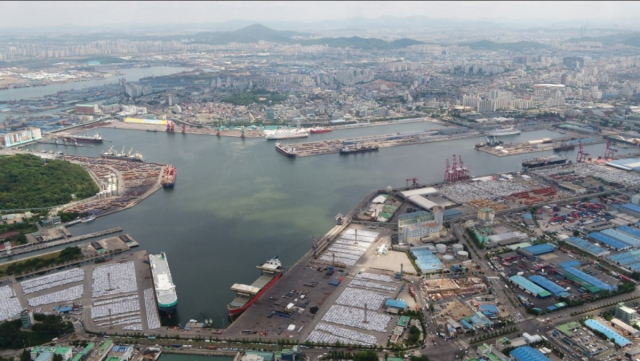 인천항 내항 1·8부두 전경. 사진 제공=인천시