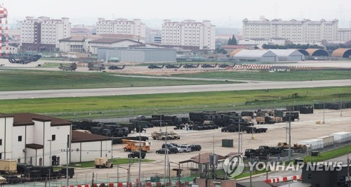 주한미군 평택 기지인 캠프 험프리스. 사진=연합뉴스