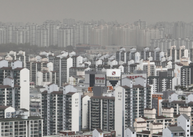 경기도 고양시 일산호수공원 일대 아파트단지. 연합뉴스