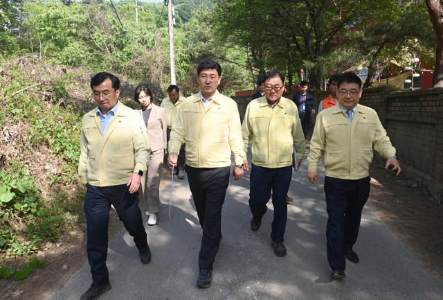 방세환 광주시장, 남한산성 등 수해복구 현장 찾아 조속한 마무리 독려