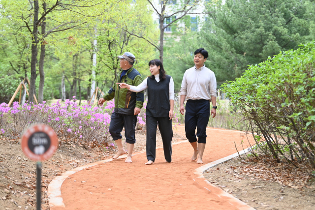 구산숲 둘레길 조성공사 착공. 사진 제공=하남시