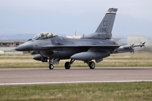 F-16 파이팅 팰컨의 모습. AP연합뉴스