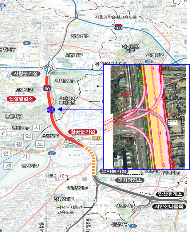 소래 IC 위치도