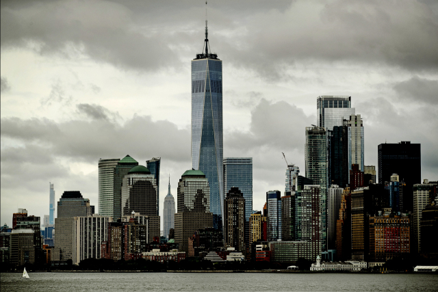 미국 뉴욕 맨해튼 빌딩가 전경. AP연합뉴스