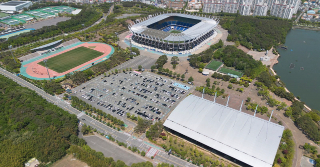 전국소년체전 주요 경기와 프로축구가 열리는 울산체육공원. 사진제공=울산시