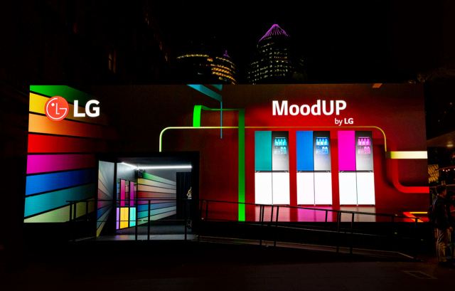 LG전자, 호주 최대 빛축제서 '무드업 냉장고' 선보인다