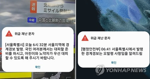 '아침부터 공포 분위기 조성'…서울시 경계경보 오발령 소동