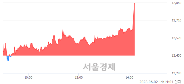 <코>서울반도체, 3.38% 오르며 체결강도 강세 지속(135%)