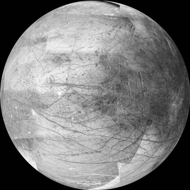 목성의 위성 유로파의 모습. 사진 제공=나사