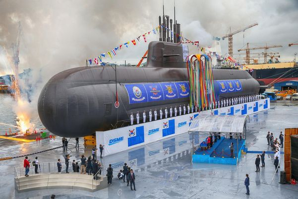 한화오션의 전신인 대우조선해양이 건조한 3000톤급 잠수함 도산안창호함. 사진 제공=한화오션