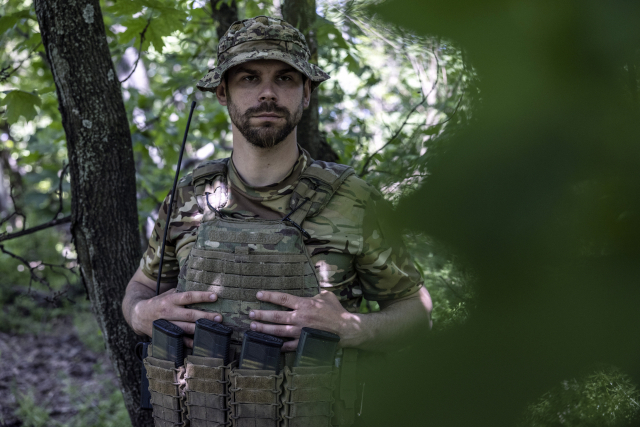우크라이나 모처에 있는 제47독립기계화여단 군인들/워싱턴 포스트
