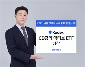 삼성운용, KODEX CD금리 액티브 ETF 8일 상장