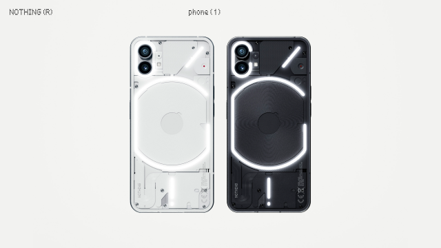 낫싱이 지난해 7월 출시한 투명한 스마트폰 '폰원(Phone(1))'. 사진 제공=낫싱