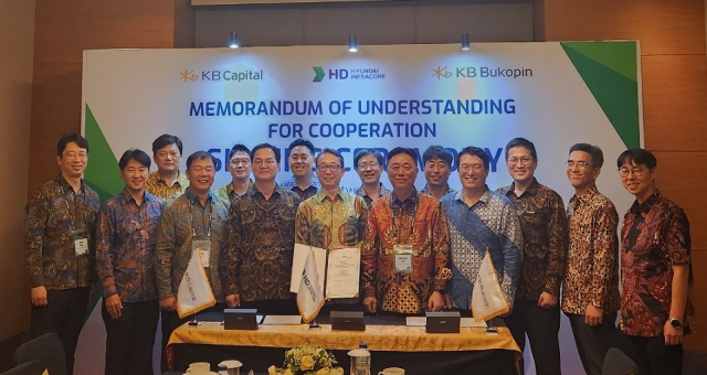 KB캐피탈-KB부코핀은행, HD현대인프라코어와 인도네시아 현지 업무 협약 체결