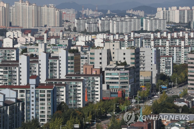 경기도 고양시 일산신도시 일대. 연합뉴스