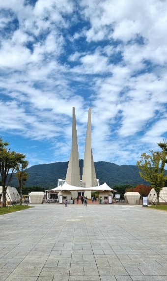 충남 천안에 자리잡고 있는 독립기념관. 사진제공=독립기념관