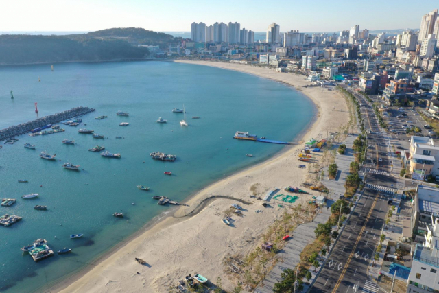 울산시 동구에 위치한 일산해수욕장. 사진제공=울산시 동구