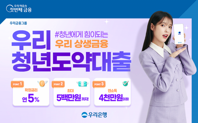 우리은행의 청년도약대출 관련 이미지/사진 제공=우리은행