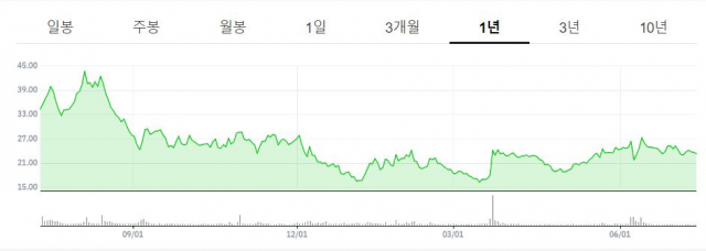 게임스톱 주가 흐름/사진제공=네이버 증권