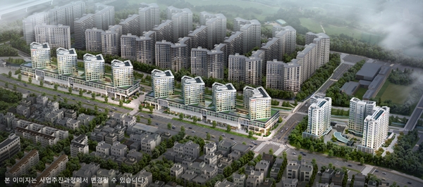 사진 설명. '수원 아이파크 시티 10·11·12단지' 조감도 (HDC현대산업개발)