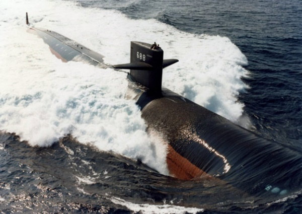 미 해군 ‘로스엔젤레스급’ 잠수함. 사진=위키미디어 캡처