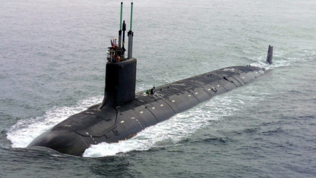미 해군 ‘버지니아급’ 잠수함. 사진=위키피디아 캡처