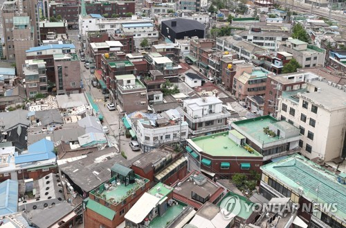 서울 한 빌라촌의 모습/사진=연합뉴스