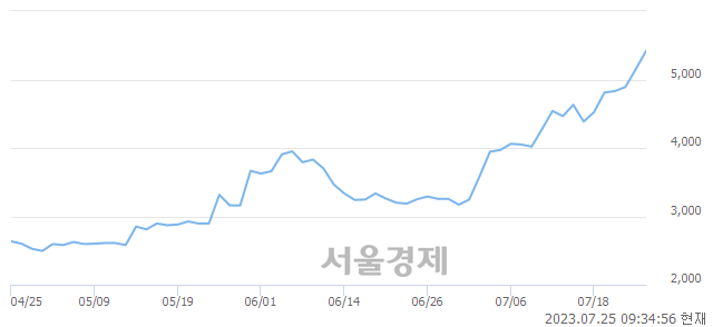 <코>와이팜, 매수잔량 1336% 급증