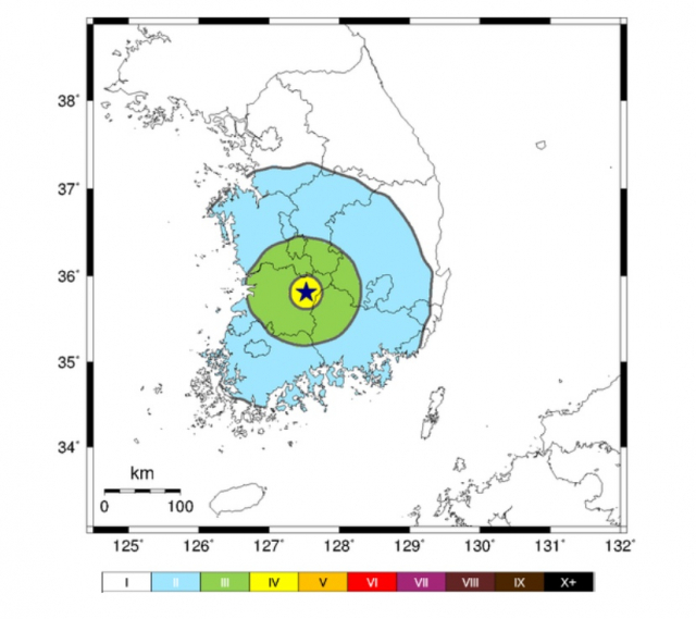 전북 장수서 규모 3.5 지진…올해 3번째로 커