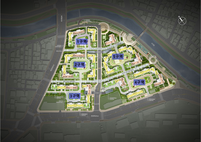 강북구 번동 1~5구역 모아주택 계획. 서울시 제공