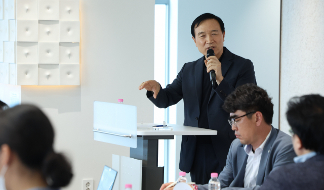 기자간담회 하는 임태희 경기도교육감. 사진 제공 = 경기도교육청
