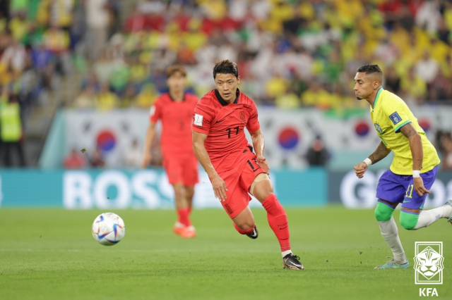 황희찬. 사진 제공=대한축구협회