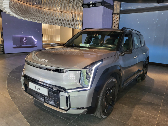 기아 대형 전기 스포츠유틸리티차(SUV) EV9의 모습. 사진=노해철 기자