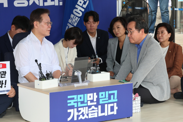 野 ‘정치검찰’ 압박 높이지만…출구 안보이는 '이재명 단식'