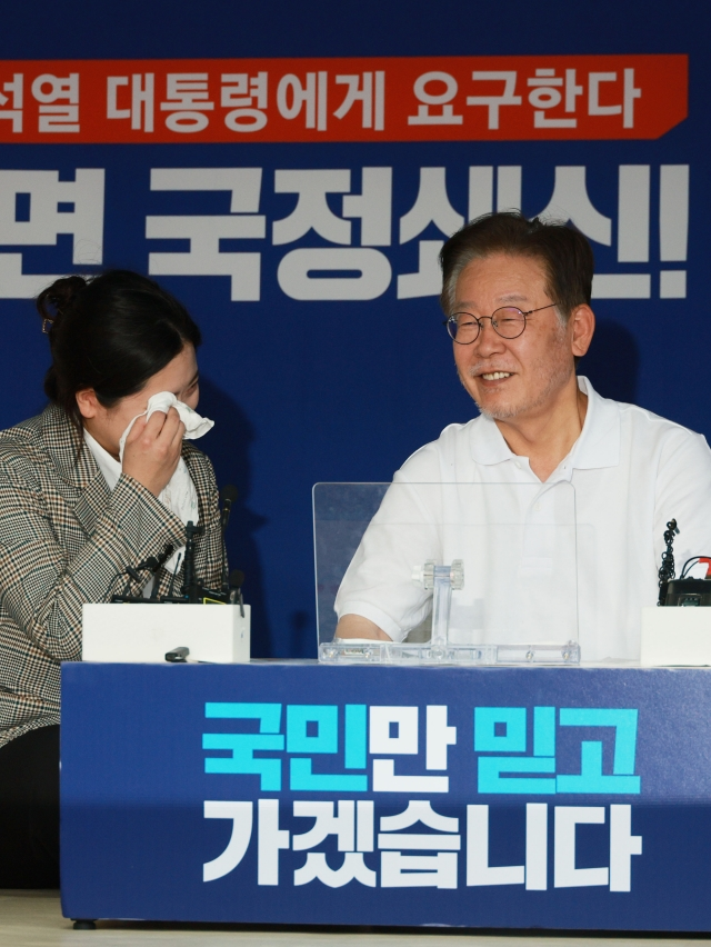박지현, 이재명 찾아가 단식 중단 권유…'너무 수척해져서 눈물이 났다'