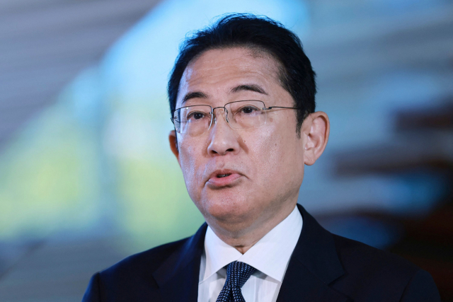 기시다 후미오 일본 총리가 13일 개각과 당 임원 인사를 단행한다. AFP 연합뉴스