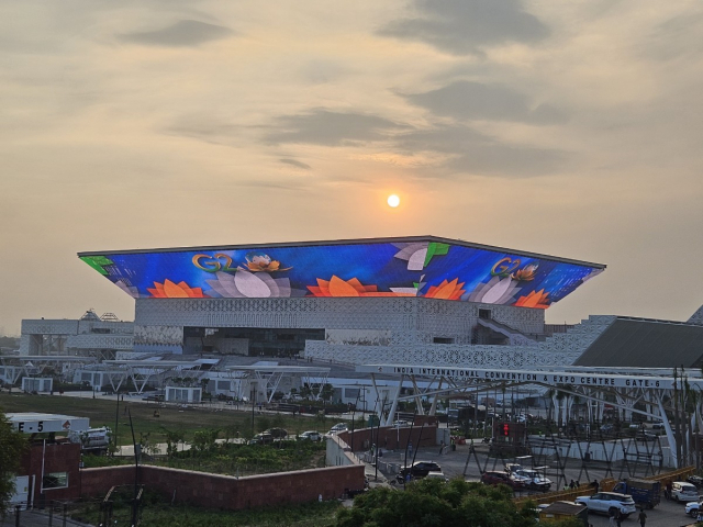 인도국제전시컨벤션센터 뉴델리서 공식 개관…경기도 산하 킨텍스, 20년간 운영