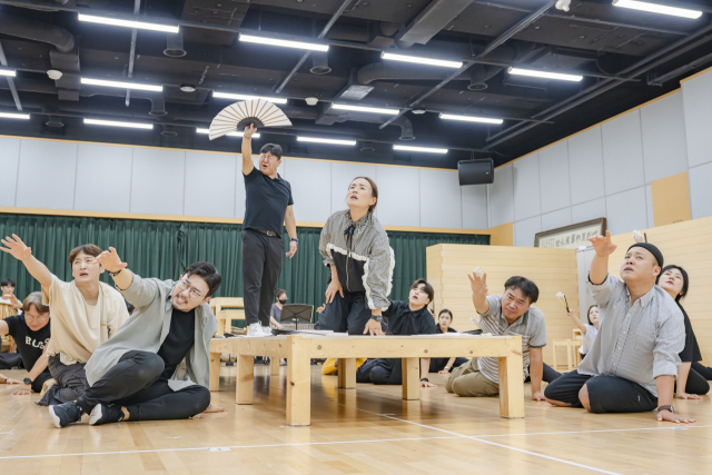 국립창극단 창극 '심청가' 연습. 사진 제공=국립극장