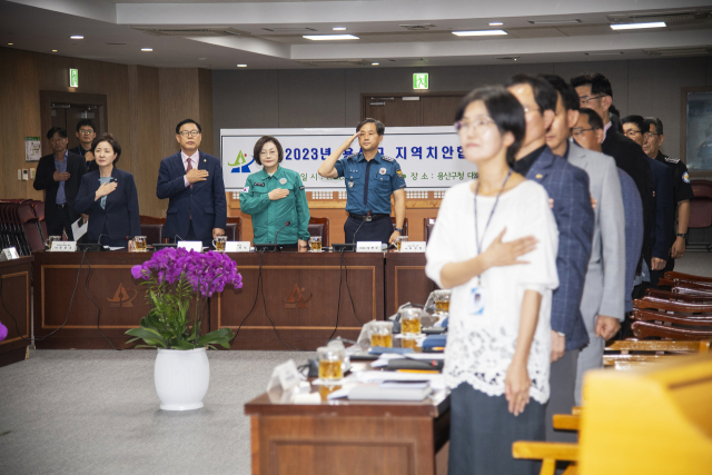 서울 용산구, 민·관·경 협력 강화…주민 불안 해소 총력