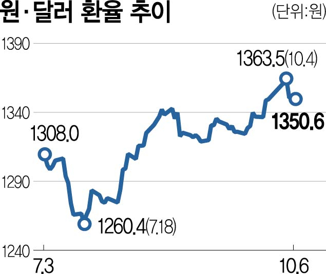 환율 불안 고조되는데…외환보유액 1년來 최저