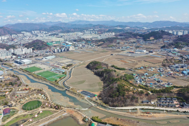 전남 순천시 차세대 공공자원화 시설이 들어설 연향들 전경. 사진 제공=순천시