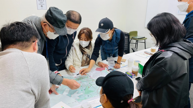 ‘동탄2 스마트도시 리빙랩’ 시연 장면. 사진 제공 = 화성시