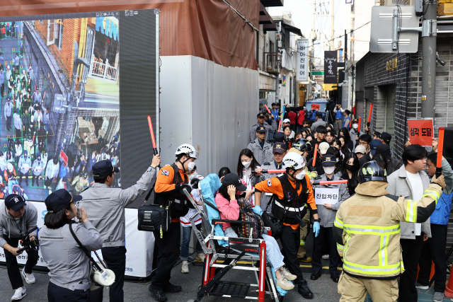 '핼러윈 안전이 최우선'…서울시, 인파 밀집 훈련 실시