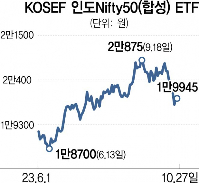 '인도 너마저'…불황 모르던 니프티 ETF도 '삐끗'