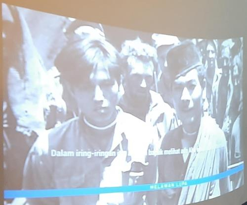 인도네시아 독립 관련 다큐멘터리에 담긴 양칠성(왼쪽)의 모습. 사진=연합뉴스